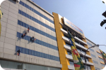 SAR DESIGN BUILD - Re-Sealent Fasade Indogrosir Kemayoran